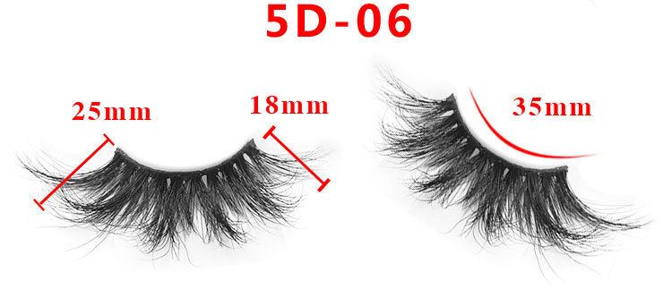 length of mink lashes 6