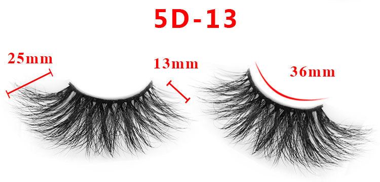 length of mink lashes 13