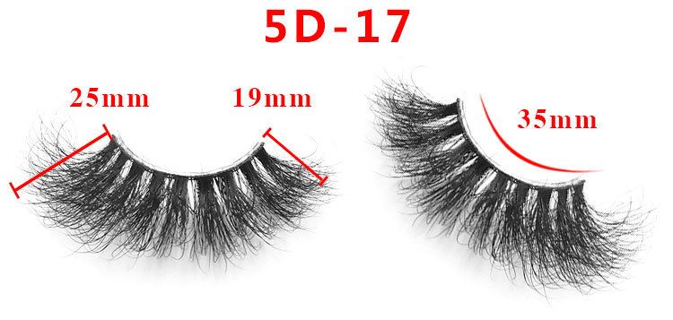length of mink lashes 17