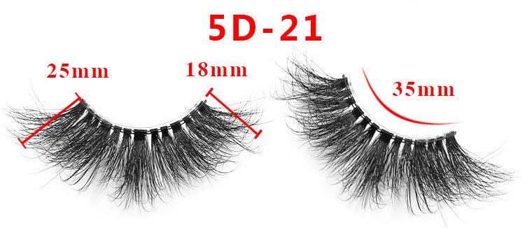 length of mink lashes 21